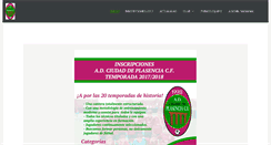 Desktop Screenshot of adciudaddeplasencia.es